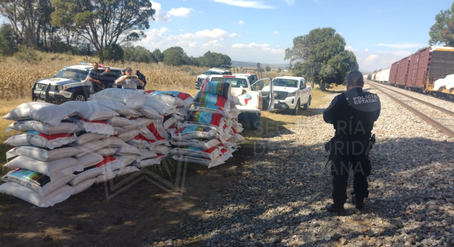 Frustran corporaciones de seguridad robo al tren, en Atlangatepec